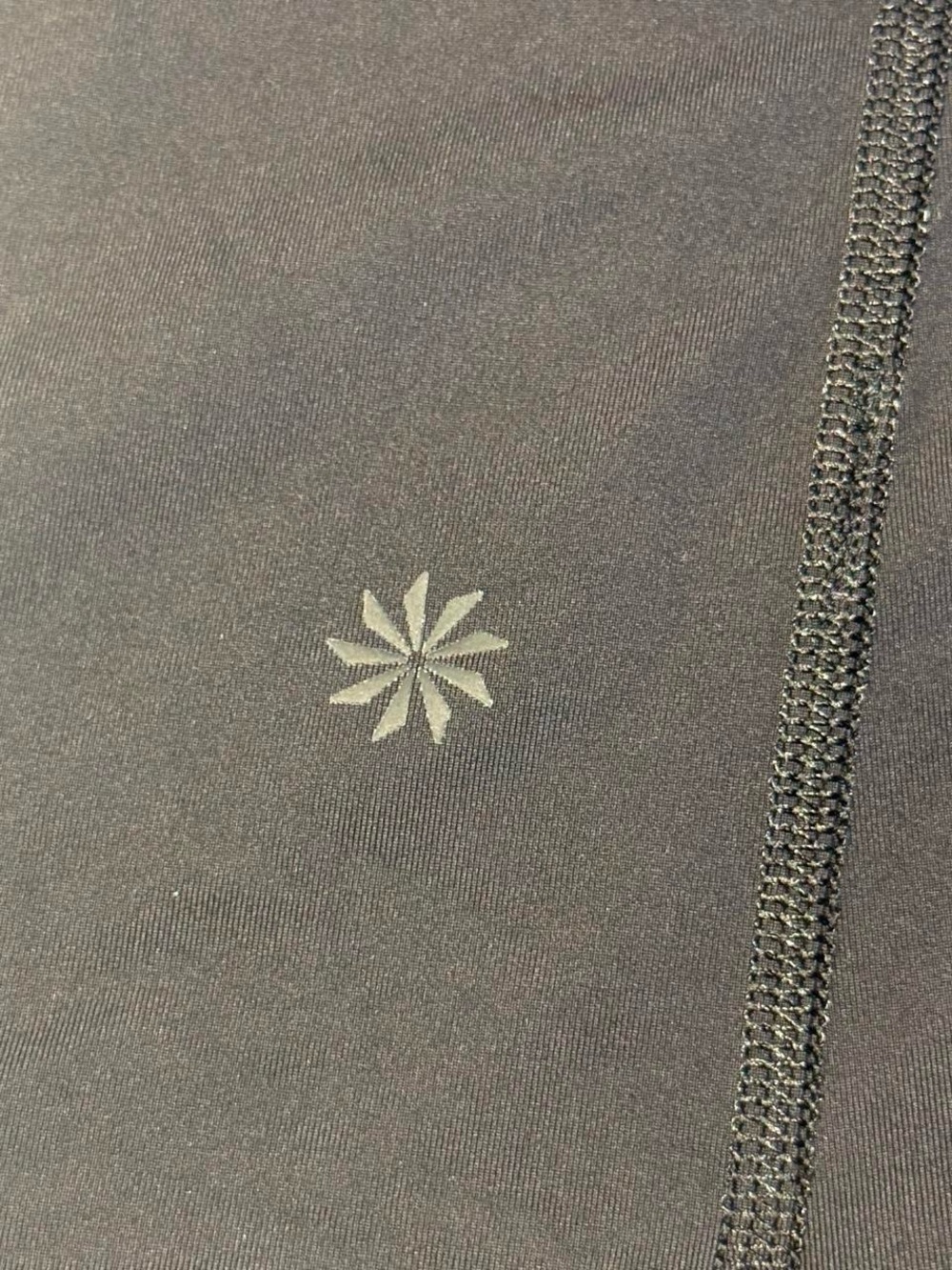 Athleta Black Ribbed Racerback Tank Top - Picture 3 of 5
